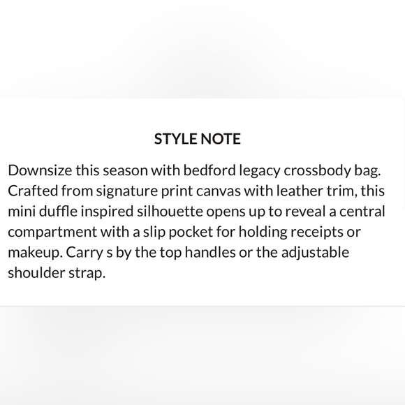 Michael Kors Bedford Legacy Extra Small Logo Duffle Crossbody Bag - Picture 4 of 5